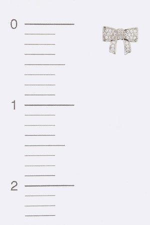 Cubic Zirconia Petite Bow Stud Earrings