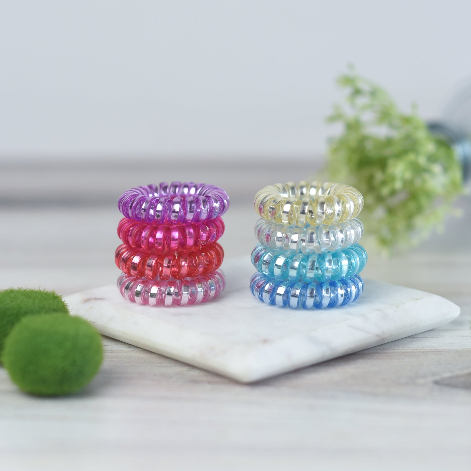 Medium Hair Coil Set in Shimmer Brights