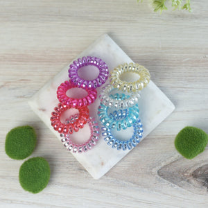 Medium Hair Coil Set in Shimmer Brights