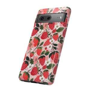 Strawberry Bloom Tough Phone Case