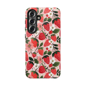 Strawberry Bloom Tough Phone Case