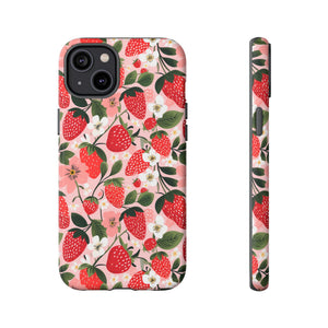 Strawberry Bloom Tough Phone Case
