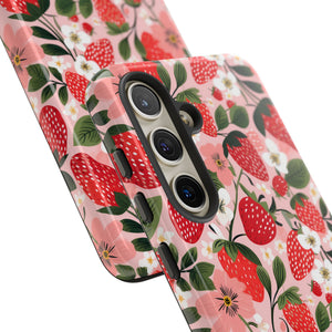 Strawberry Bloom Tough Phone Case