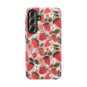 Strawberry Bloom Tough Phone Case