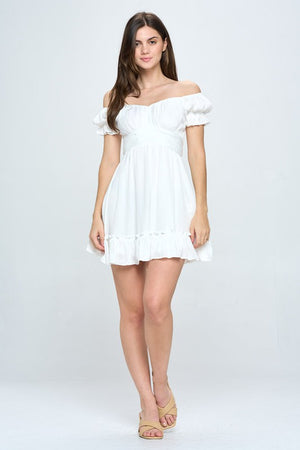 Off Shoulder Mini Dress