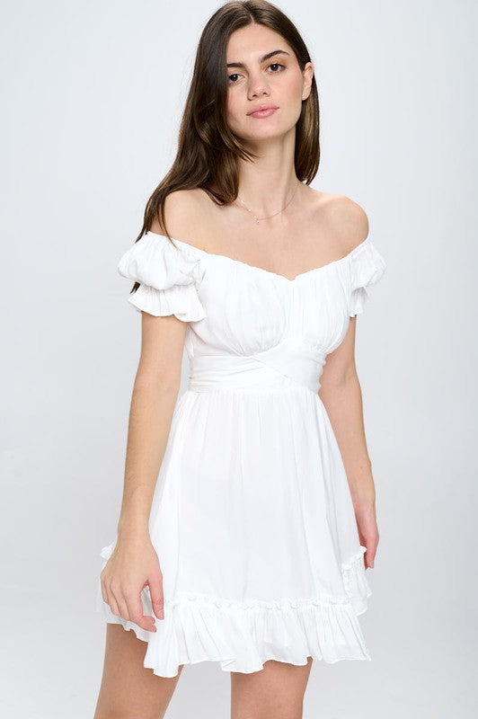 Off Shoulder Mini Dress