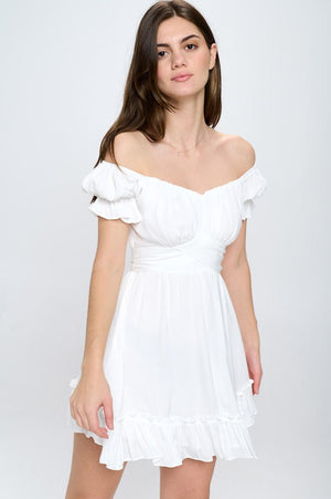 Off Shoulder Mini Dress