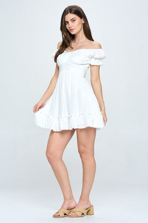 Off Shoulder Mini Dress