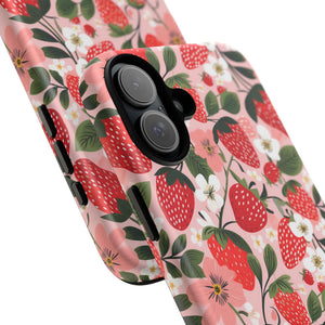 Strawberry Bloom Tough Phone Case