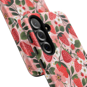 Strawberry Bloom Tough Phone Case