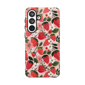 Strawberry Bloom Tough Phone Case