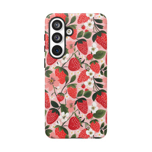 Strawberry Bloom Tough Phone Case