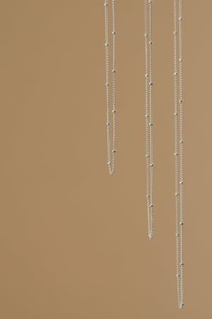 STERLING SILVER SATELLITE CABLE CHAIN