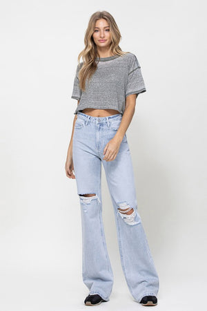 90's Vintage Flare Jeans - VERVET by Flying Monkey