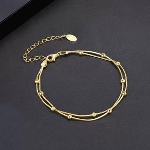 Golden Orb Chain Bracelet