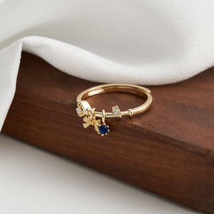Charm Bow Adjustable Ring