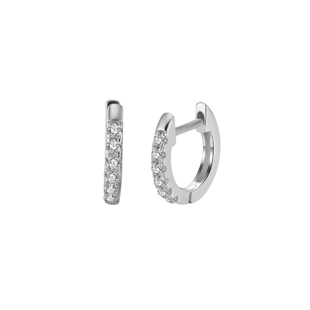 Slim Spark Huggie Hoops