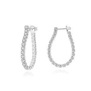 Luxe Link Huggie Hoops
