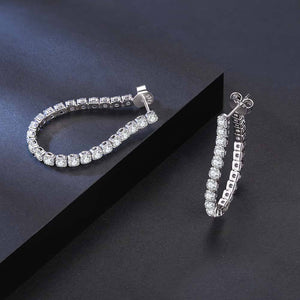 Luxe Link Huggie Hoops