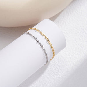 Double Line Chain Bracelet