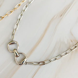 Equestrian Pendant Chain Necklace