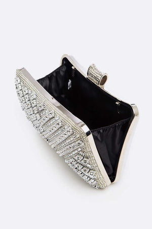 Crystal Iconic Bridal Party Box Clutch