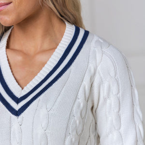 V-Neck Cricket Sweater