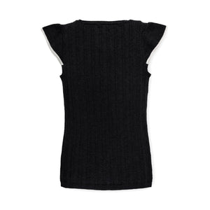 Flutter Sleeve Sweater Top