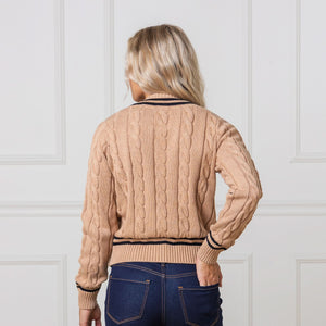 V-Neck Cricket Sweater