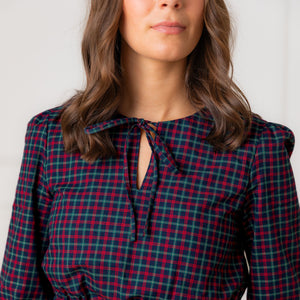 Smocked Keyhole Dress