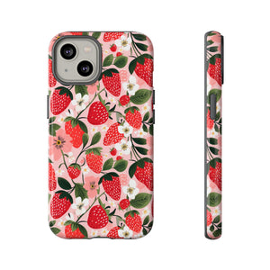 Strawberry Bloom Tough Phone Case