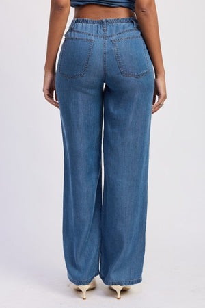 Low Rise Wide Leg Pants