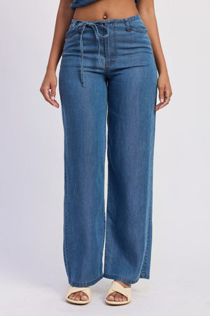 Low Rise Wide Leg Pants