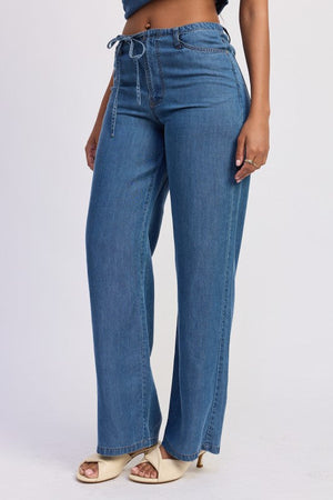 Low Rise Wide Leg Pants