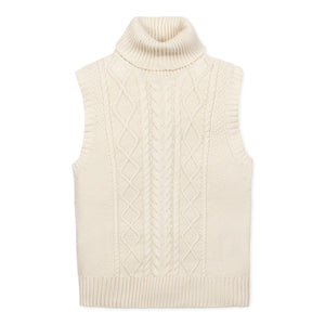 Organic Sleeveless Turtleneck