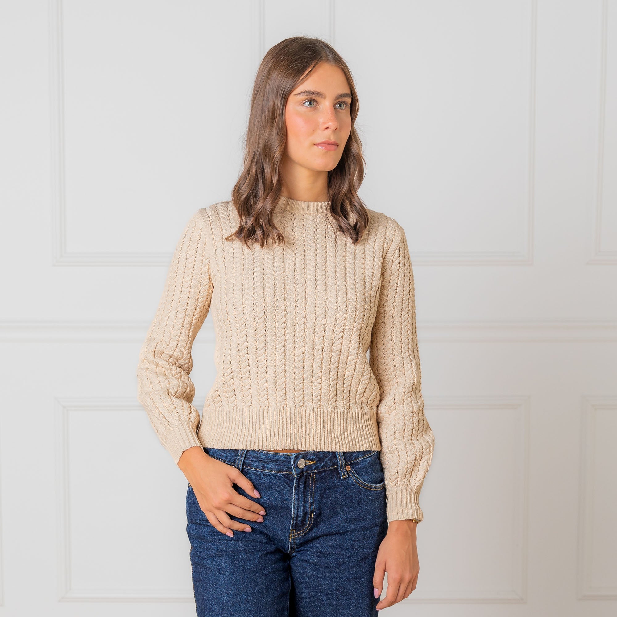 Organic Cable Sweater