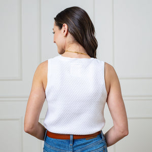 Organic Scoop Neck Sweater Tank