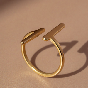18K Gold Plated Stainless Steel Ring