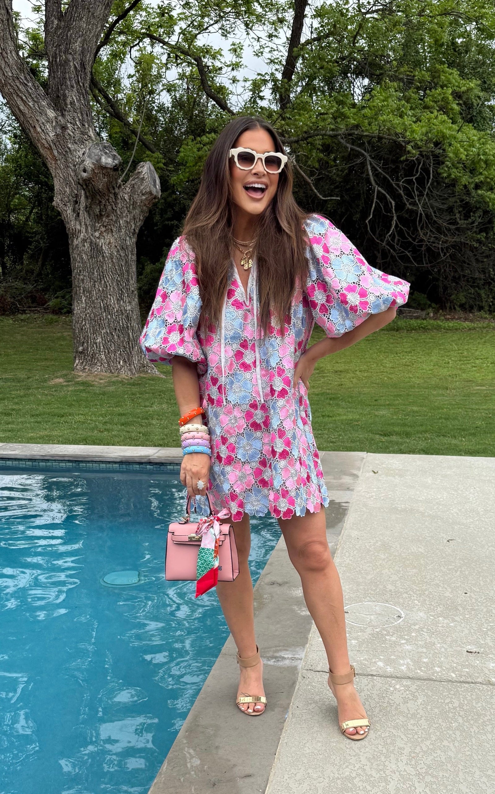 Deb Flower Power Mini Dress