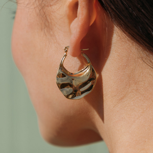 18K Gold Covered Stainless Steel  Earrings