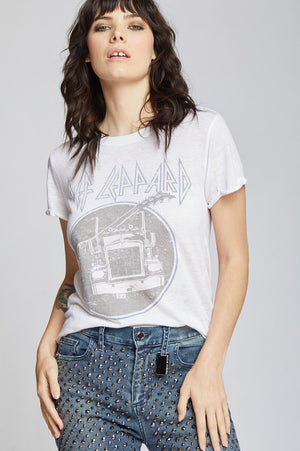 Def Leppard 1980 Trucker Tee by Recycled Karma Brands