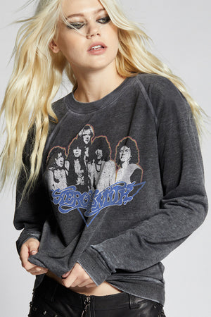 Aerosmith Aero Force One Sweatshirt by Recycled Karma Brands