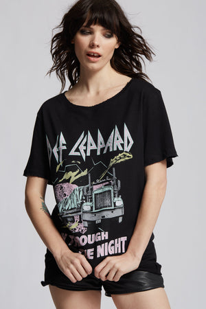 Def Leppard On Through The Night Tee by Recycled Karma Brands