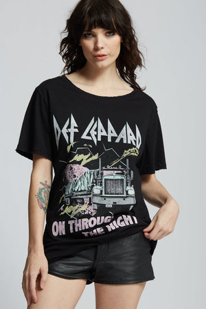 Def Leppard On Through The Night Tee by Recycled Karma Brands