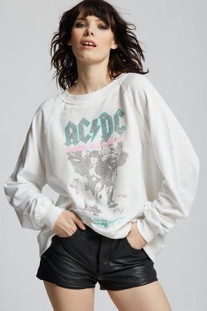 AC/DC No Bull 1996 Tour Sweatshirt by Recycled Karma Brands