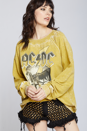AC/DC Rock Cannon Sweatshirt by Recycled Karma Brands