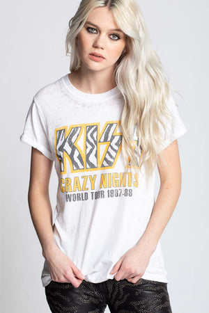 KISS Crazy Nights World Tour Tee by Recycled Karma Brands