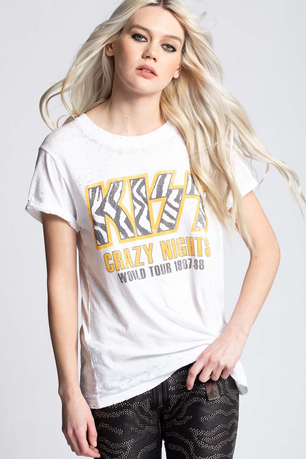 KISS Crazy Nights World Tour Tee by Recycled Karma Brands