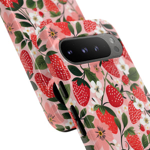 Strawberry Bloom Tough Phone Case