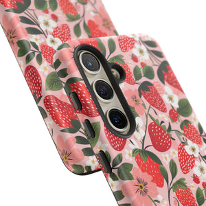 Strawberry Bloom Tough Phone Case